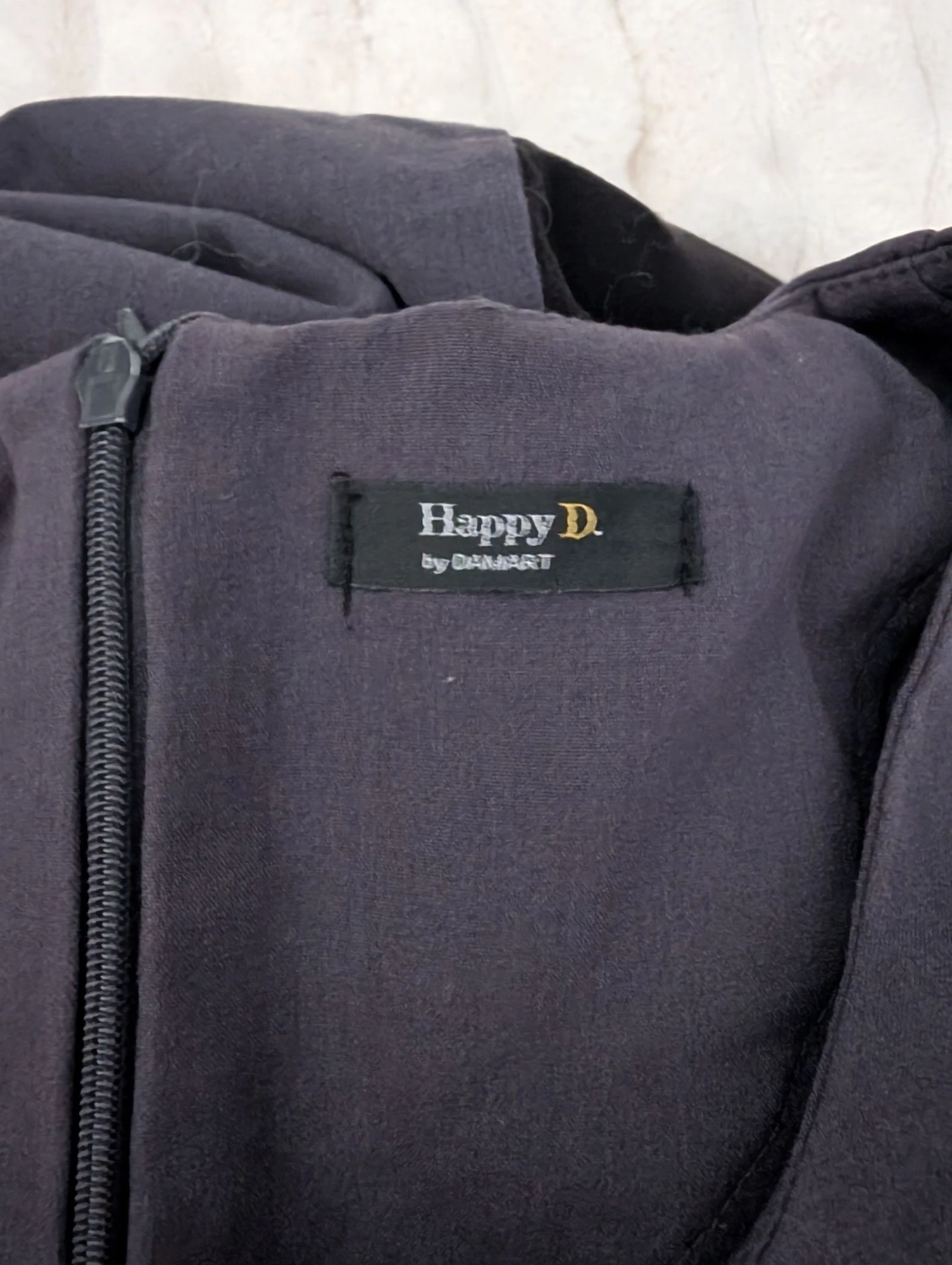 Magnífico Vestido bicolor preto e cinza Happy D. by Damart - Tamanho 48 – photo 7